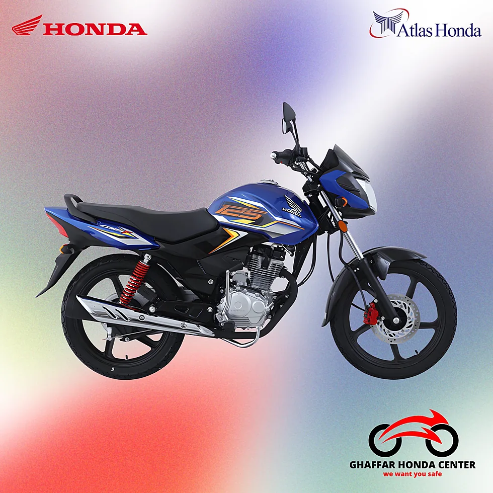 Atlas Honda CB 125F blue model